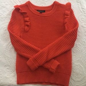 Red Ribbed Sweater